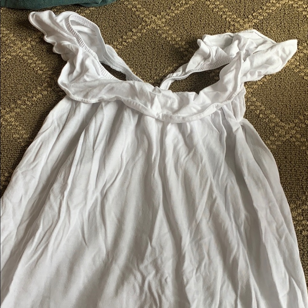 white tank top